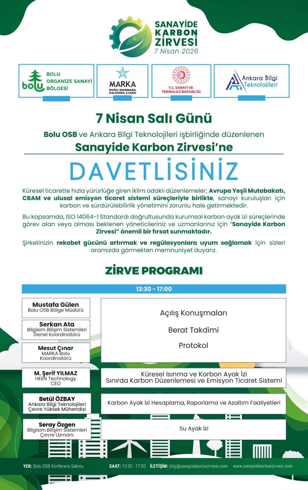 davetiye ve program